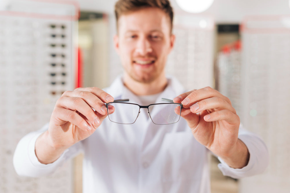 Gafas con cristales progresivos